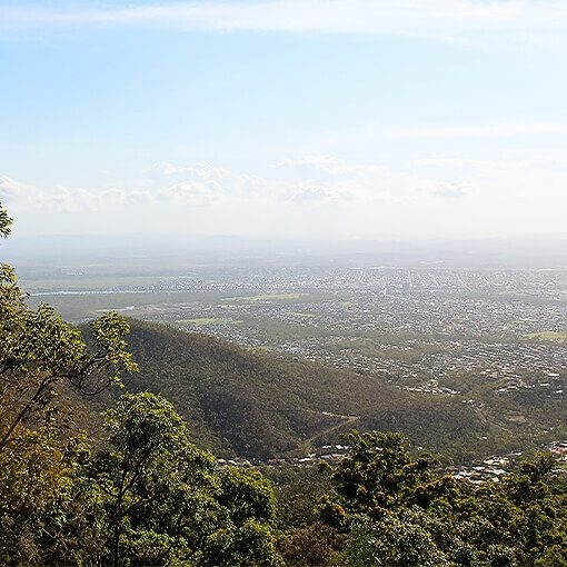 View of Rockhampton from mountain